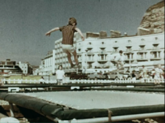 Trampolining Pelham Place 1972